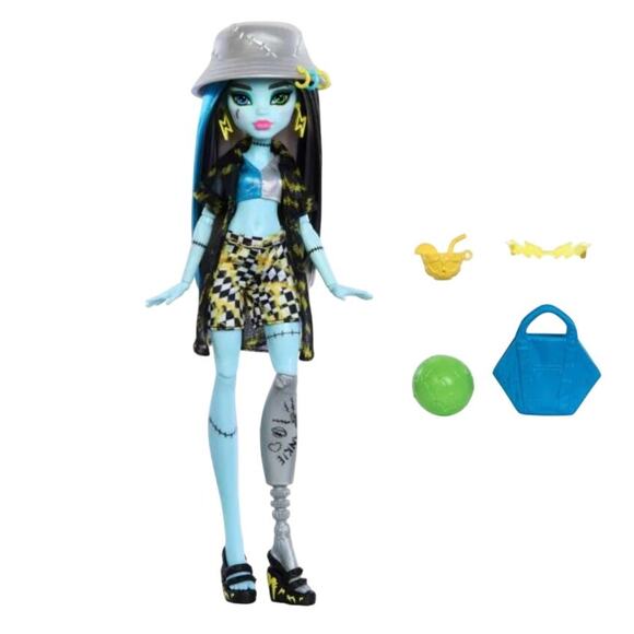 Mattel Monster High Scare-adise Island Frankie Stein Fashion Doll Box Damaged - Picture 7 of 7